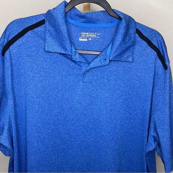 Nike Golf Tour Performance shirt Blue XL - Picture 5 of 6